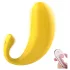 Sex HD - vibrerend eitje - banaanvormig - geel - oplaadbaar