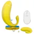 Sex HD - vibrerend eitje - banaanvormig - geel - oplaadbaar