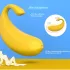 Sex HD - vibrerend eitje - banaanvormig - geel - oplaadbaar