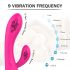 Sex HD Muses - Oplaadbare, waterdichte vibrator met verwarming (roze)
