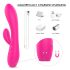 Sex HD Muses - Oplaadbare, waterdichte vibrator met verwarming (roze)