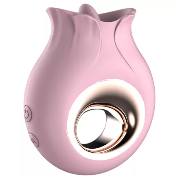 Sex HD French Kiss - likvibrator - clitorisstimulatie - siliconen roze