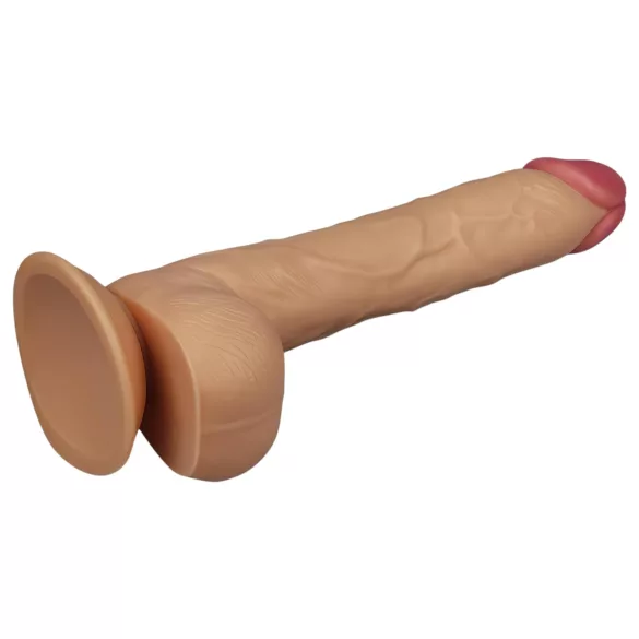 Lovetoy King-Sized - dildo met zuignap - realistisch - 25cm - huidkleur