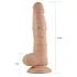 Lovetoy Real Extreme - dildo met zuignap - 21 cm (naturel)