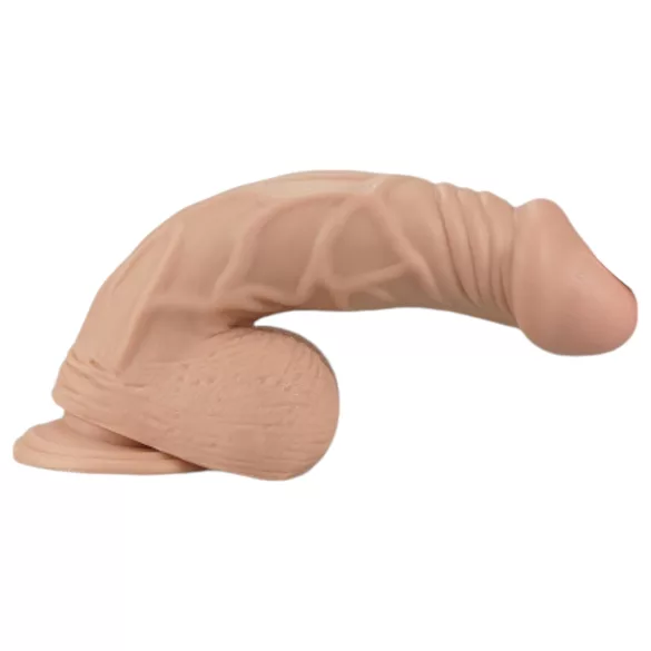 Lovetoy Real Extreme - dildo met zuignap - 23 cm (natuurkleur)