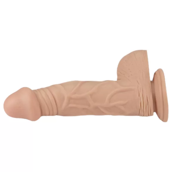Lovetoy Real Extreme - dildo met zuignap - 23 cm (natuurkleur)