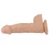 Lovetoy Real Extreme - dildo met zuignap - 23 cm (natuurkleur)