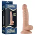 Real Extreme - dildo met balzak en zuignap voor de G‑plek - 19 cm (natuurkleur)