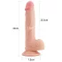 Lovetoy Nature Cock - realistische dildo met zuignap - 21cm - huidskleur