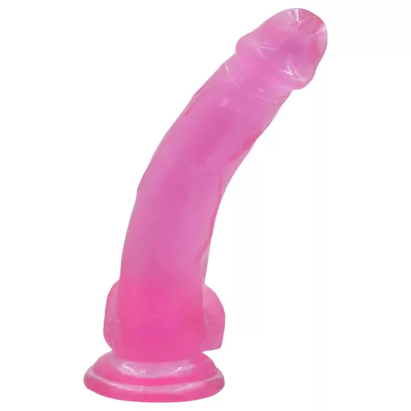 Lovetoy - dildo met zuignap - 20 cm - roze