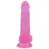 Lovetoy - dildo met zuignap - 20 cm - roze