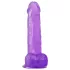 Lovetoy Jelly Studs - dildo met zuignap - 20 cm - paars
