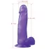 Lovetoy Jelly Studs - dildo met zuignap - 20 cm - paars