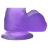 Lovetoy - dildo met zuignap - 15 cm - paars - jelly