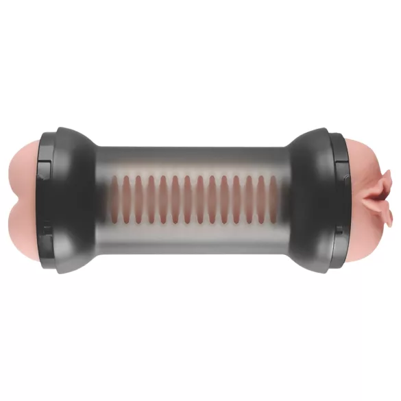 Lovetoy - masturbator vagina en anus - realistisch - huidkleur