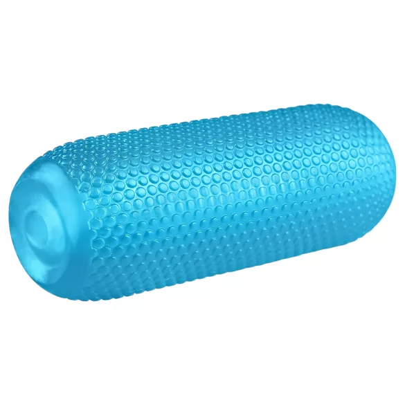 Lovetoy Training Master - 2-zijdige geribbelde masturbator (blauw)