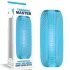 Lovetoy Training Master - dubbele masturbator - geribbeld - blauw