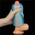 Lovetoy Training Master - dubbele masturbator - geribbeld - blauw