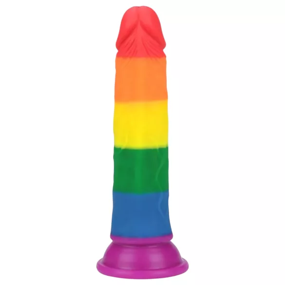 Lovetoy Prider 7.0 - levensechte dildo - 19 cm (regenboog)