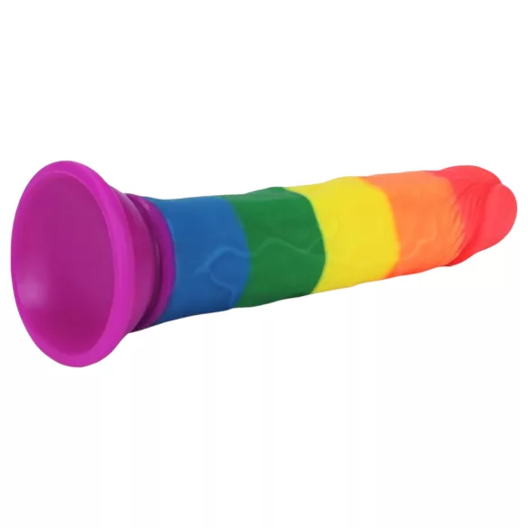 Lovetoy Prider 7.0 - levensechte dildo - 19 cm (regenboog)