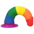 Lovetoy Prider 7.0 - levensechte dildo - 19 cm (regenboog)