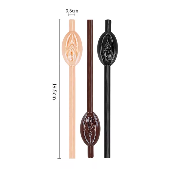 Lovetoy - penisrietje - set van 3 - naturel/bruin/zwart