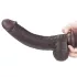Lovetoy Sliding-Skin - realistische dildo - dubbel gelaagd - 23cm - bruin