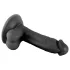 Mr. Rude - realistische dildo met zuignap en ballen - 17cm - zwart