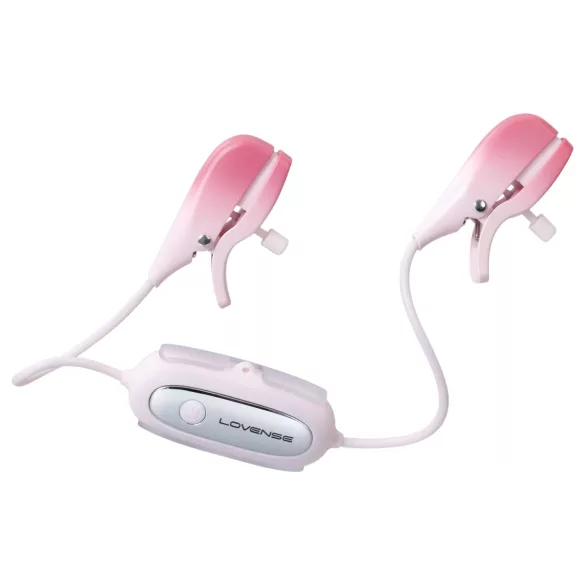 Lovense Gemini - App-gestuurde vibrerende tepelklemmen (roze)