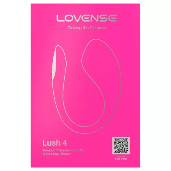 LOVENSE Lush 4 - slimme vibratie-ei (roze)