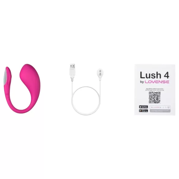 LOVENSE Lush 4 - slimme vibratie-ei (roze)