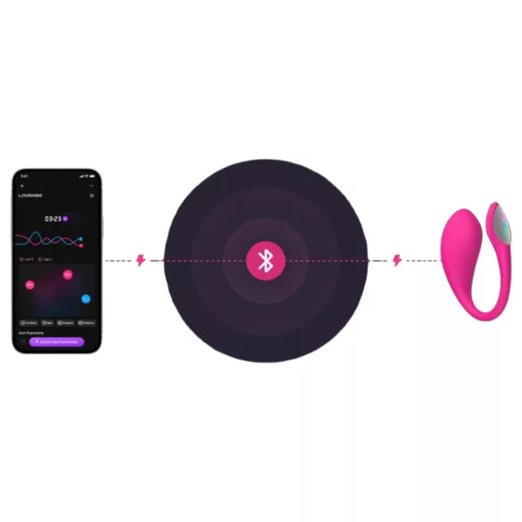 LOVENSE Lush 4 - slimme vibratie-ei (roze)