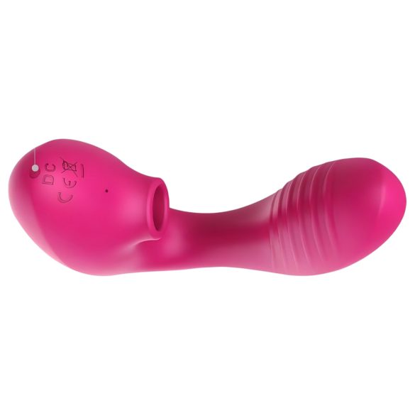 Tracy's Dog 2 - luchtgolven 2in1 vibrator (roze)