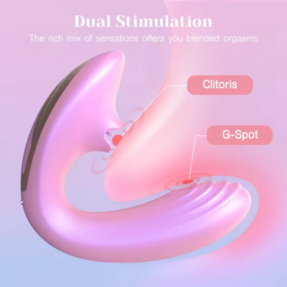 Tracy's Dog OG Lick - G-punt vibrator en clitorisstimulator (roze)