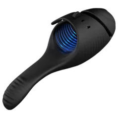 Leopard - eikel vibrator - oplaadbaar - zwart