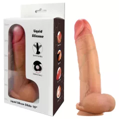   FeelSkin - ultrarealistische dildo met ballen (naturel, 22 cm)