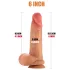 FeelSkin - ultra-realistische dildo met ballen (natuur, 12,5 cm)