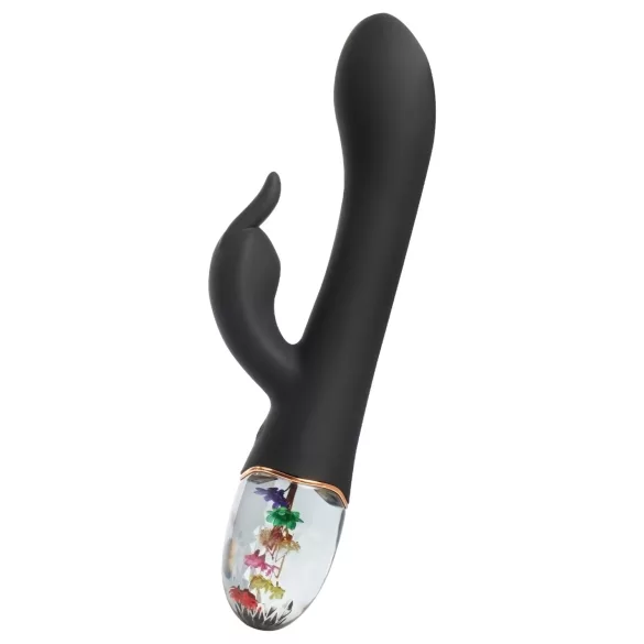 LOVISS Flower - clitoris- en G-spot vibrator met arm (zwart)