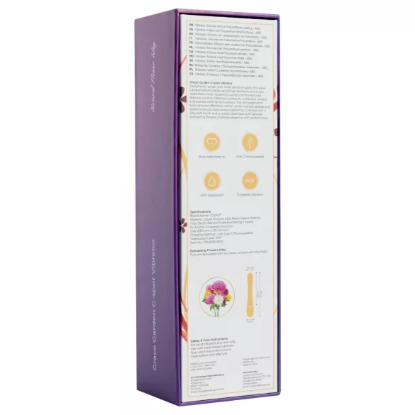 LOVISS Flower Grace - G-spot vibrator (zwart)
