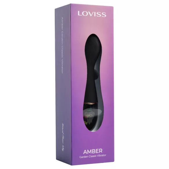 LOVISS Flower Amber - G-punt vibrator (zwart)