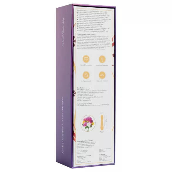 LOVISS Flower Amber - G-punt vibrator (zwart)