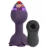 LOVISS Flower - anale vibrator met afstandsbediening (paars)