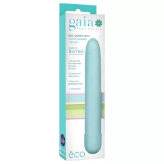   Gaia Eco L - vibrator staafmodel - milieuvriendelijk - groot blauw