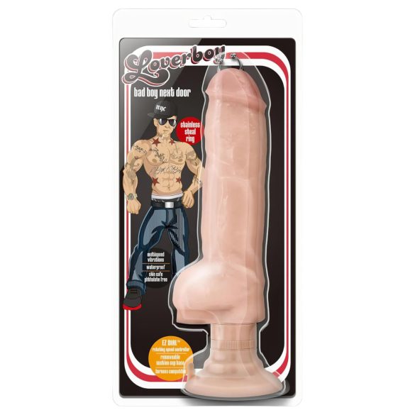Blush Bad Boy - vibrator met piercings - 33cm - huidkleur