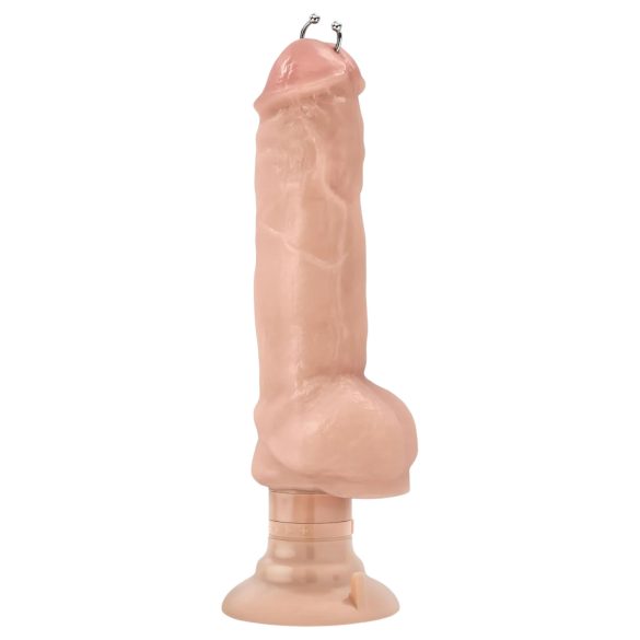 Blush Bad Boy - vibrator met piercings - 33cm - huidkleur