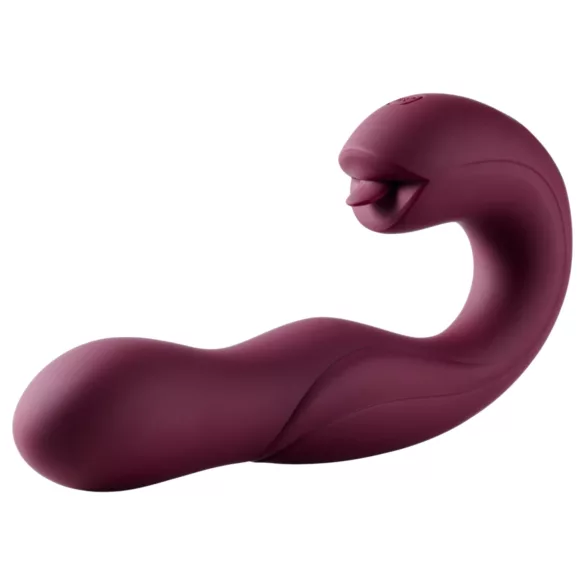 Honey Play Box Joi - G-spot vibrator met rotatie en likfunctie - paars