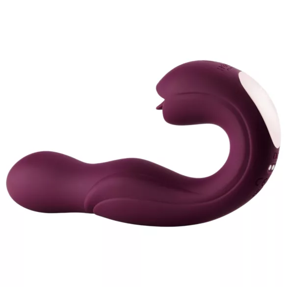 Honey Play Box Joi - G-spot vibrator met rotatie en likfunctie - paars