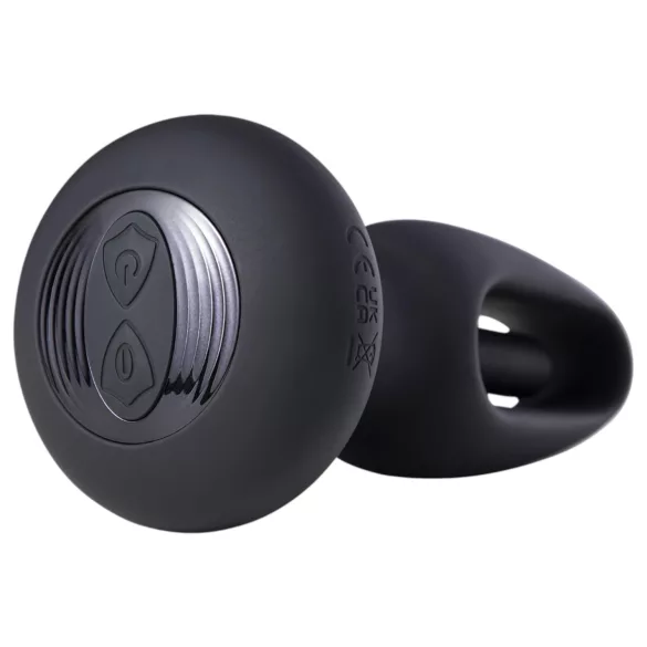 Honey Play Box Snuggy - anaal vibrator met tong - siliconen zwart