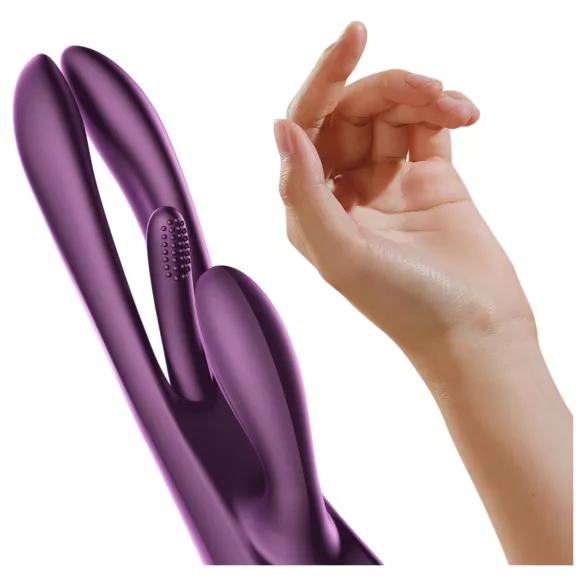 Honey Play Box Terri - App-gestuurde vibrator met clitorisstimulator (paars)
