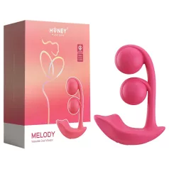 Honey Play Box Melody - vibrator met kralen en app - rood